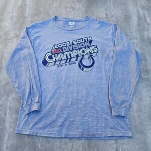 Vintage NFL Indianapolis Colts Long Sleeve T-Shirt Size Large